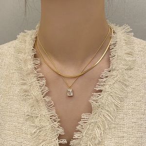 18k Gold Plated Layered Necklace